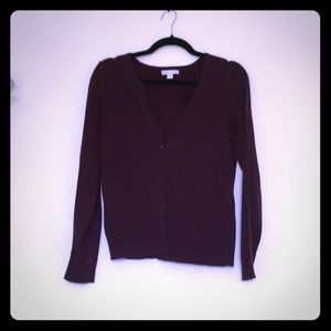 NY&Co Maroon Cargian